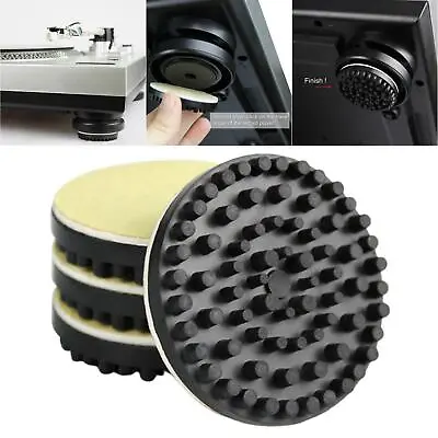 Set Of 4 Turntable Isolation Feet Vibration  For     • $12.90