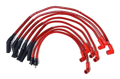 Dodge 3.0 V6 87-00 High Performance 10 Mm Red Spark Plug Wire Set 58370R • $113.99