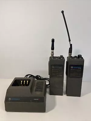 Motorola HT440 Handie Talkie FM Radio H34LCU6144A W/Charger Untested • $120