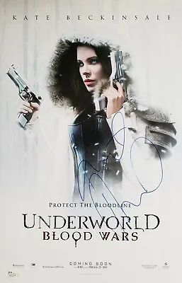 Kate Beckinsale Signed 11x17 Poster JSA + Screen Used Bullet Prop Underworld COA • $449.95