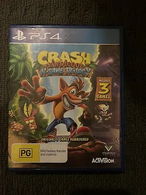 Crash Bandicoot N Sane Insane Trilogy For Sony PlayStation 4 - 2017 • $25