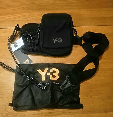 Adidas Y-3 GK2109 Yohji Yamamoto  CH3 Cord Bum Bag Waist Chest Pouch Crossbody • $369