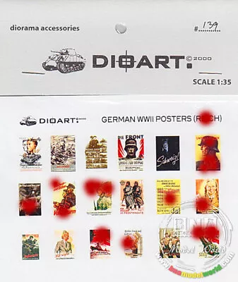 DioArt 1/35 WWII German Posters (Reich) • $5.18