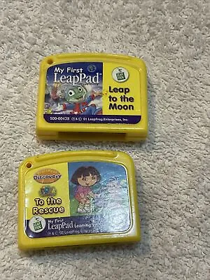 My 1st LeapPad Cartridges Dora To The Rescue & Leap To The Moon • $9.99