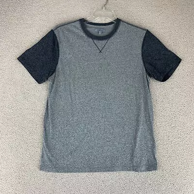 Method Tee T-Shirt Mens Medium Gray Knit Short Sleeve Casual Cotton Blend • $18.95