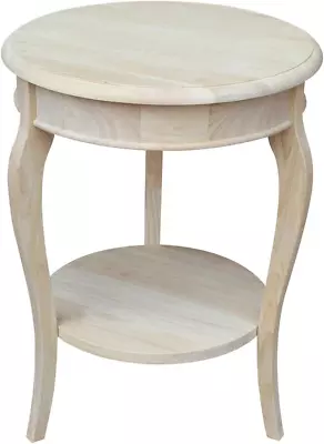 International Concepts Cambria Round End Table Unfinished • $121.99