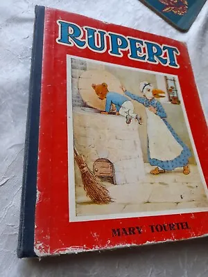 Vintage Book RUPERT BEAR - Mary TOURTEL Printed By FURNELL Original Oldest Type • £8.75