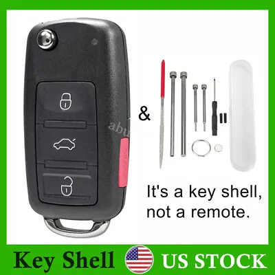 Replacement For VW Beetle Golf Jetta Passat Tiguan Car Key Fob Remote Case Shell • $14.99