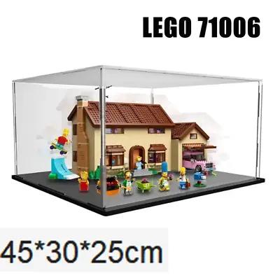 Display Case Storage Box For LEGO 71006 The Simpsons House Building Kit Blocks B • $163.99