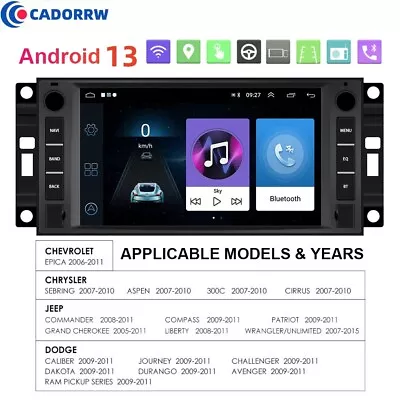 2+64GB Android 13 Car GPS Radio Stereo For Jeep Patriot Grand Cherokee Wrangler • $89.99