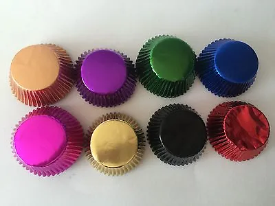 $2.10 • Buy Foil Baking Cupcake Baking Liners  Pick Your Color*