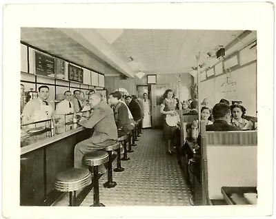 Diner Counter & Booths Vintage Snapshot - Out For Lunch • $41.25