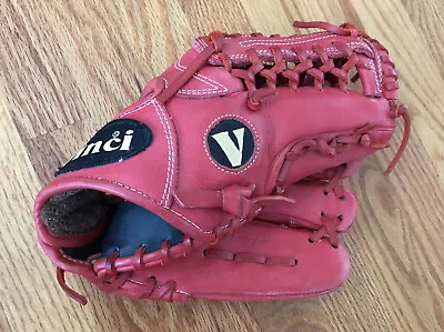 Vinci Red 12 Inch Baseball Glove RARE Model! • $185.99