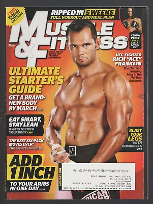 Muscle & Fitness Magazine January 2011 UFC Rich Ace Franklin • $11.96
