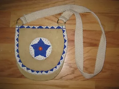 Possibles Or Shooting Bag Hand Sewn  Beaded Rendezvous Mountain Man Reenactor • $200