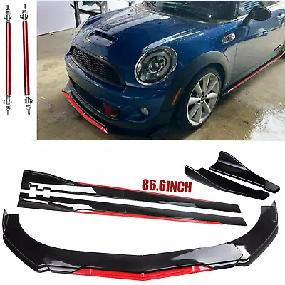 For Mini Cooper Front Bumper Lip Splitter Spoiler 86.6Side Skirt Body Kit R • $99.99