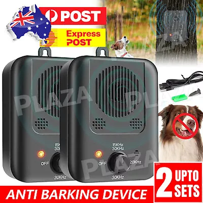 Anti Bark Device Ultrasonic Dogs Barking Control Stop Repeller Outdoor & Indoor • $23.95