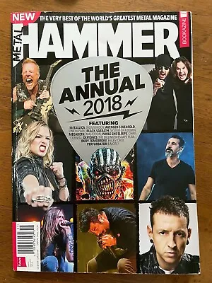 Metal Hammer The Annual 2018 Magazine Iron Maiden Metallica Halestorm + • $8