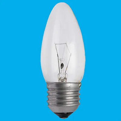 10x 40W Clear Candle Dimmable Incandescent ES E27 Edison Screw Light Bulb Lamp • £9.99