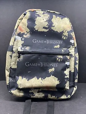 OFFICIAL Game Of Thrones Map Backpack Laptop Bag Adult 14+ Exclusive Print 16  • $28.04