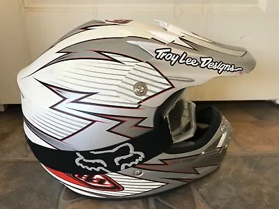 Troy Lee Designs Motorcycle Helmet In Carrying Case With Goggles Size Medium • $25