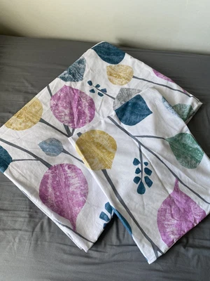 £12.99 • Buy New Jeff Banks Abstract Leaf Pattern Single Duvet Cover And Pillowcase