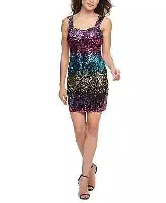 Guess Multicolor Sequin Sheath Dress 4  • $39.99