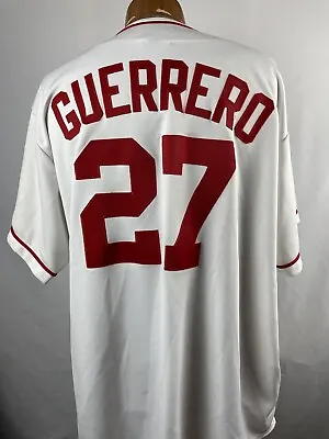 Vladimir Guerrero LA Angels #27 Authentic On-Field Majestic Jersey Size 52/2XL • $50
