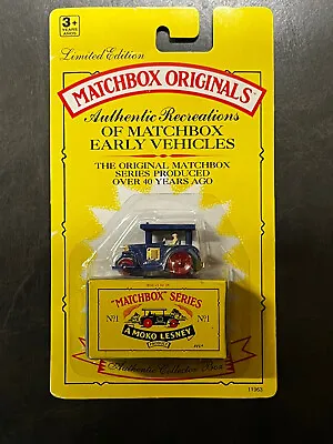 Matchbox Originals Authentic Recreations No.1 Aveling Road Roller • $3.99