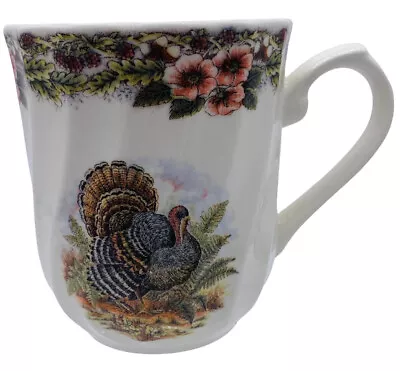 CHURCHILL Mug Myott Factory Archive Illustrations Thanksgiving Turkey Floral • $12.99