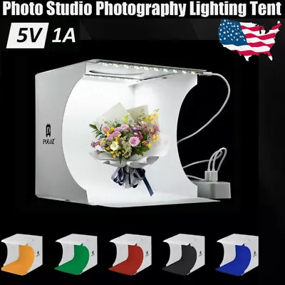 Light Room Photo Studio Photography LED Tent Kit Backdrop Cube Mini Box • $9.76
