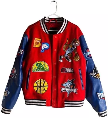 Varsity Basketball Red Jacket  Size XL Made In USA Used • $65