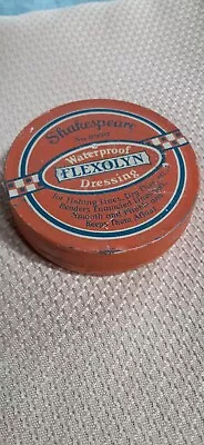 Vintage Shakespeare FLEXOLYN  Fishing Line Balm Dressing Tin With Contents • $6.99