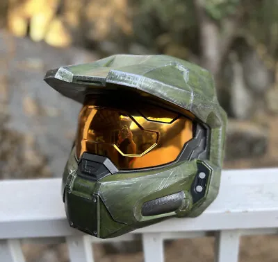 Halo Infinite Master Chief Cosplay Full Sized Helmet Prop Costume Armor • $199.99