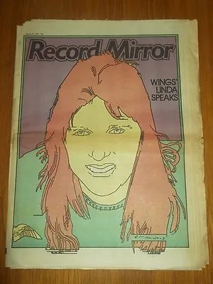 Record Mirror March 25 1978 Wings Linda Mccartney Elo Bonnie Tyler Elton John • $12.42