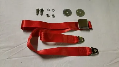 1965-73 Ford Mustang Universal Seat Belt Red • $12.95