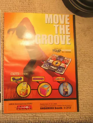 $6.49 • Buy Original Ad 11- 8 1/4''  PUMP IT UP Andamiro GROOVE ARCADE VIDEO GAME FLYER    