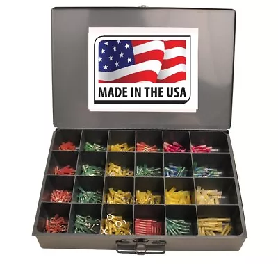 3m Heat Shrink Wire Connector Assortment Kit Metal Draw With Lid (480 Pc) Usa • $139.95