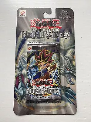 Yugioh Metal Raiders Blister Pack N/A 1st Edition Extremely Rare Factory Sealed • £425