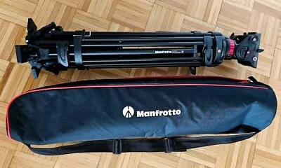 Manfrotto MVH502A Fluid Head And 546B Tripod System With Carrying Bag • $450