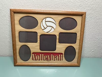 Volleyball Picture Frame - 13 X15 Frame Hold 8 Photos  • $20