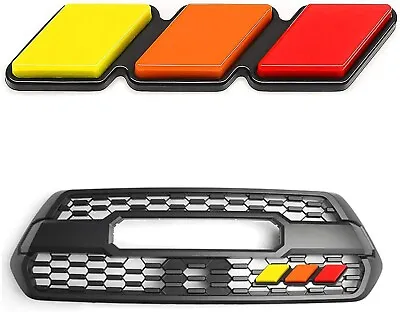For Toyota Tundra 4Runner Tacoma TRD Pro Front Grille 3-Color Emblem Badge Decor • $6.99
