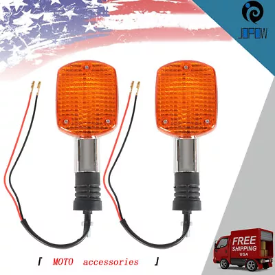 Rear Pair Turn Signal Indicators For 1982-1983 Honda V45 Magna VF750C With Stem • $15.73