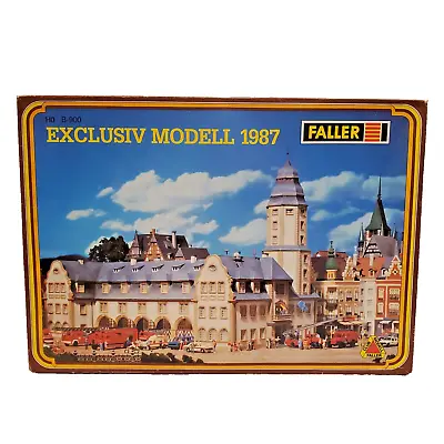 Faller B-900 1:87 H0 Exclusive Model 1987 Mannheim Main Fire Station NEW  • $224.95