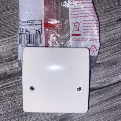 £1.75 • Buy MK Electric K5045 WHI 45A Cooker Flex Connection Unit NEW - Logic Plus (B)