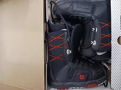 2005 Burton Moto Ladies Snowboard Boots Black Red - Uk 3.5 • £49.95