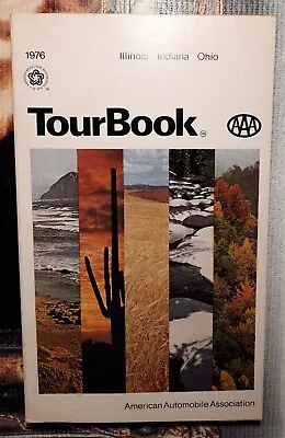 1976 AAA TourBook Ohio Illinois. Indiana- Paperback  Vintage Book • $8.20