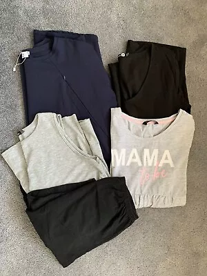 £35 • Buy Maternity Bundle Dresses Tops Leggings Shorts M&s Tu Happy Mama Size 12/14 L 
