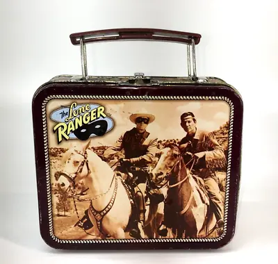 Vintage The Lone Ranger & Tonto Metal Mini Tin Lunch Box No. 1 ASC Series • $11.88