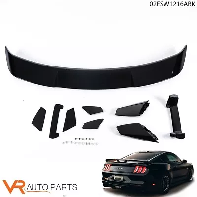 Fit For 2015-20 Ford Mustang S550 GT Style Rear Trunk Spoiler Wing Glossy Black • $78.80